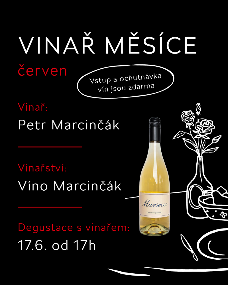 Pop-up degustace Petra Marcinčáka - vinařství Marcinčák 