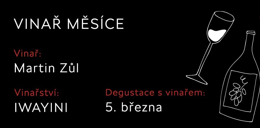 Pop-up degustace Martina Zůla – vinařství Iwayini