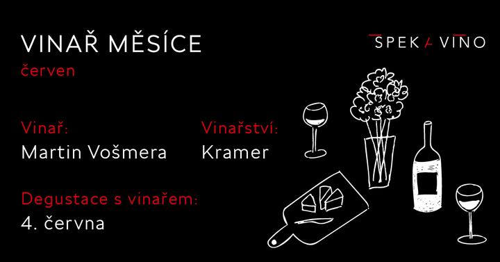 Pop-up degustace Martina Vošmery – vinařství Kramer